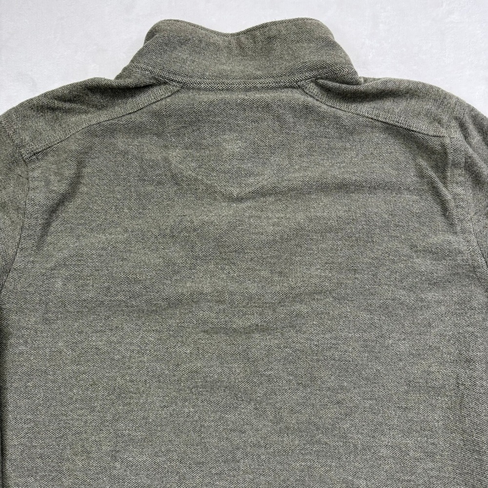 Eddie Bauer Mens XL Olive Green Henley Pullover Long Sleeve Pocket Sweater - Picture 11 of 14